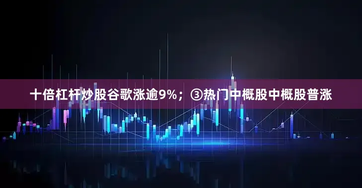 十倍杠杆炒股谷歌涨逾9%；③热门中概股中概股普涨